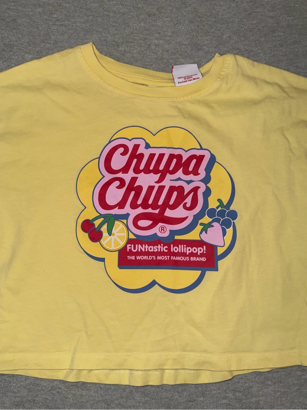 Zara Kids Yellow Logo Graphic Tee